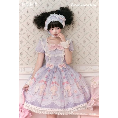 Summer Fairy Sanrio Characters Piano Apron Blouse JSKs OP and Sets(Reservation/Full Payment Without Shipping)